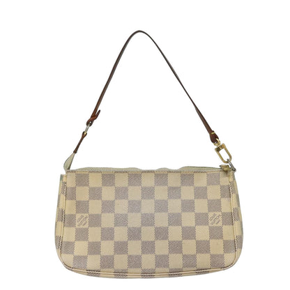 LOUIS VUITTON Damier Azur Pochette Accessoires Pouch N51986 LV Auth 82139