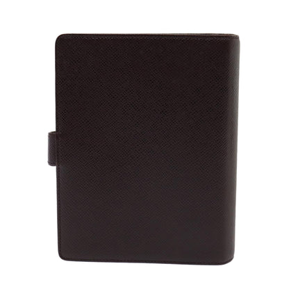 LOUIS VUITTON Taiga Leather Agenda MM Day Planner Cover Acajou R20416 Auth 82186
