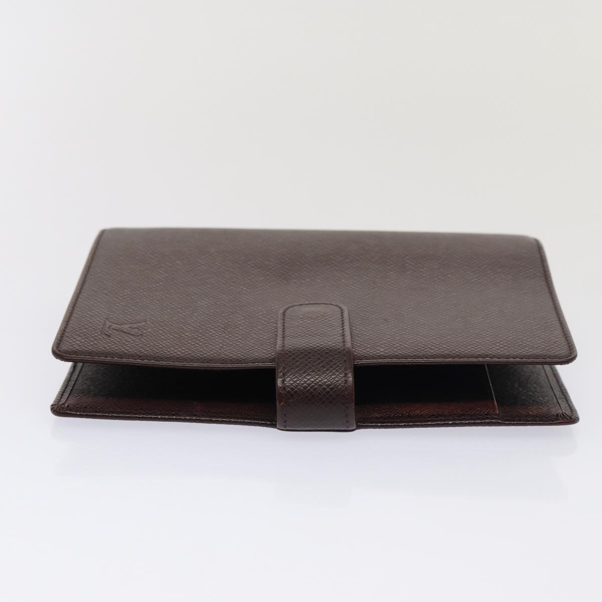 LOUIS VUITTON Taiga Leather Agenda MM Day Planner Cover Acajou R20416 Auth 82186