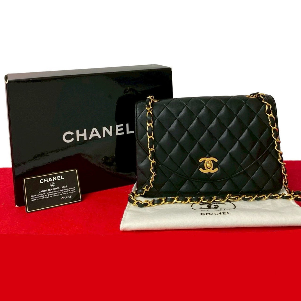 Chanel Matelasse Lambskin Shoulder Bag