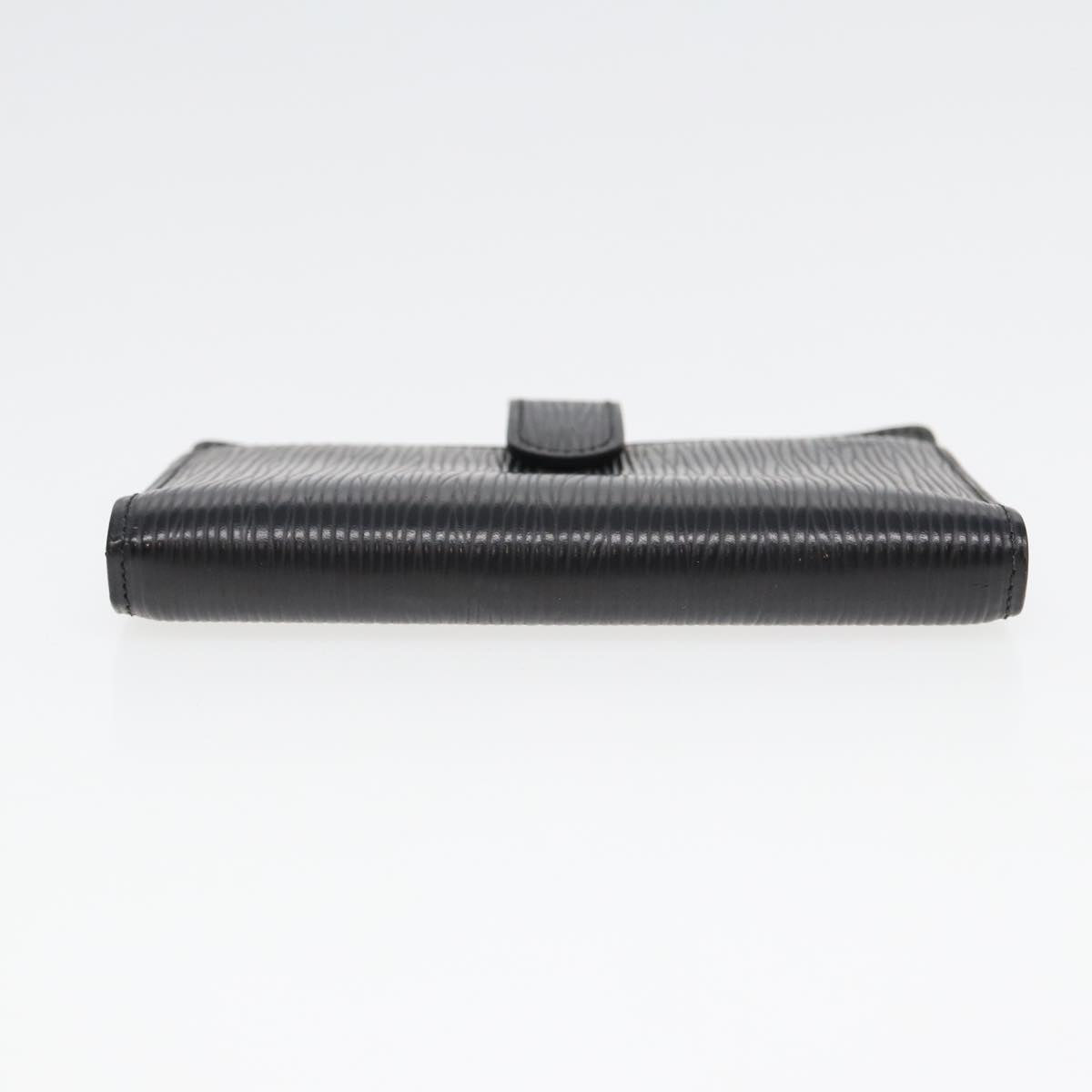 LOUIS VUITTON Epi Agenda PM Day Planner Cover Black R20052 LV Auth 82200