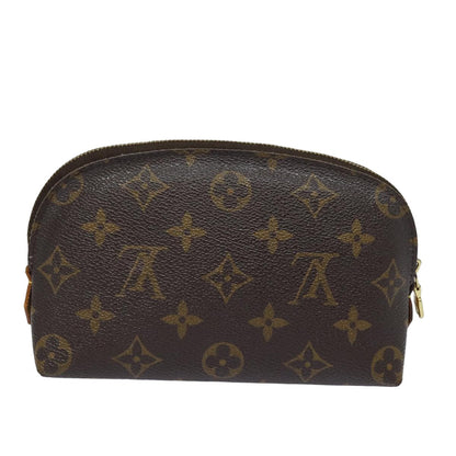 LOUIS VUITTON Monogram Pochette Cosmetic PM Cosmetic Pouch M47515 LV Auth 82206