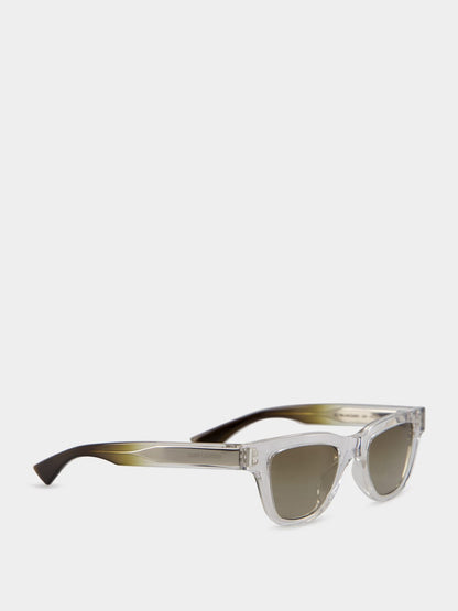 Crystal Green Wellington Sunglasses