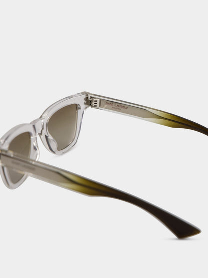 Crystal Green Wellington Sunglasses