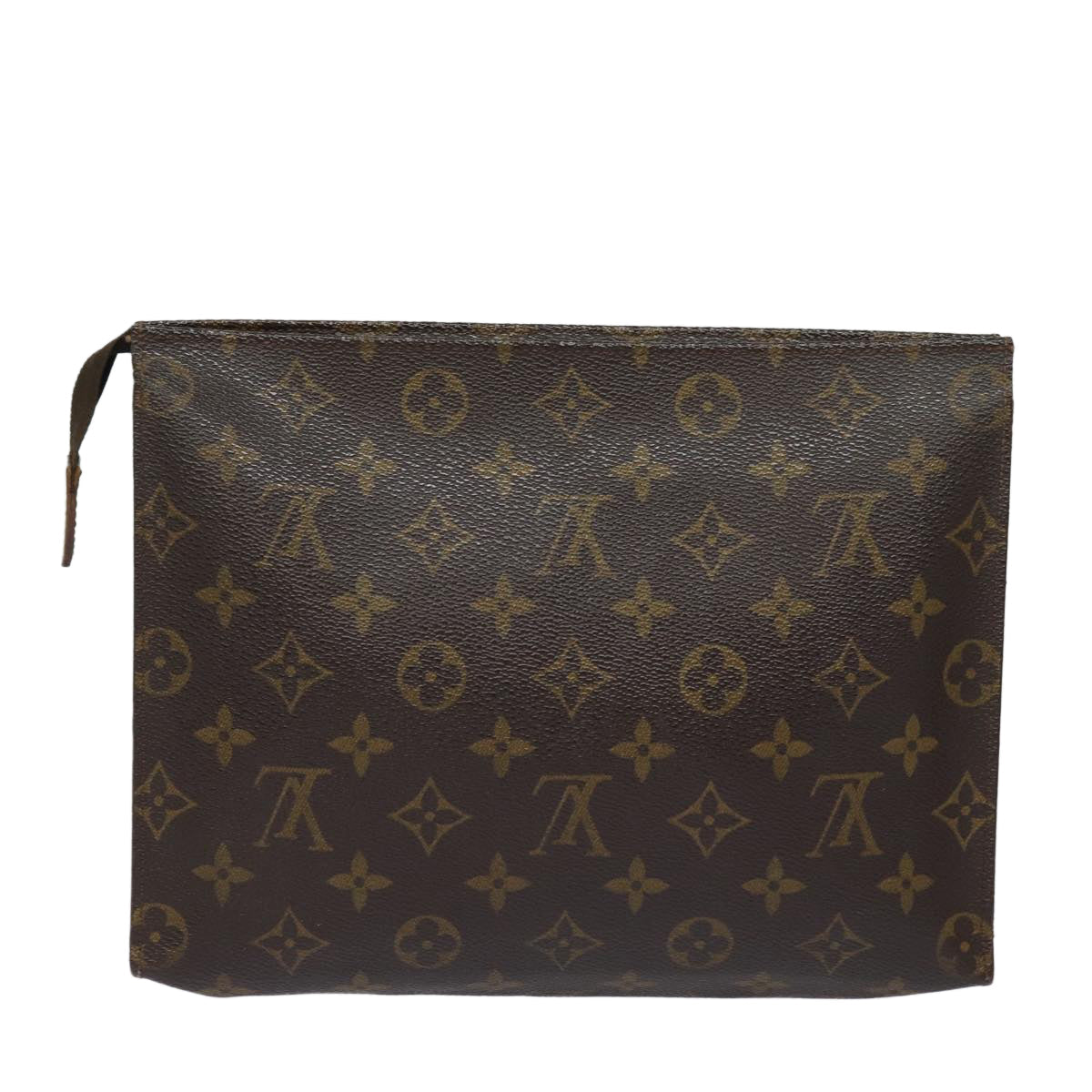 LOUIS VUITTON Monogram Poche Toilette 26 Pouch M47542 LV Auth 82475