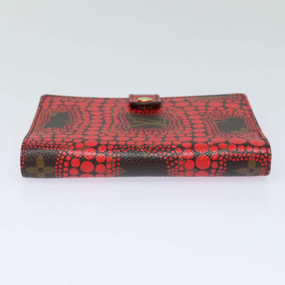 LOUIS VUITTON Yayoi Kusama Agenda PM Day Planner Cover Red R21132 LV Auth 82481