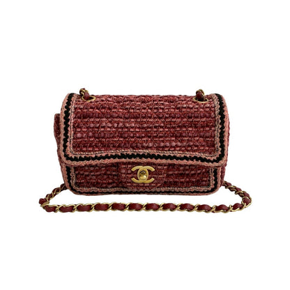 Chanel Matelasse Tweed Shoulder Bag