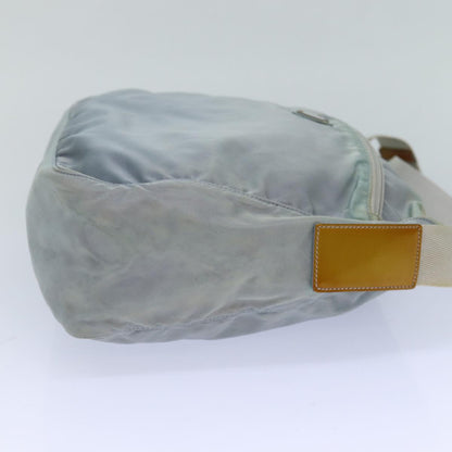 PRADA Shoulder Bag Nylon Light Blue Auth 82563