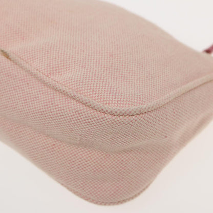 PRADA Sports Accessory Pouch Canvas Pink Auth 82573