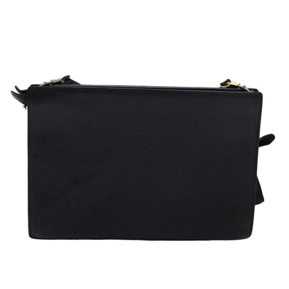 LOUIS VUITTON Epi Angian Shoulder Bag 2way Black M52112 LV Auth 82603