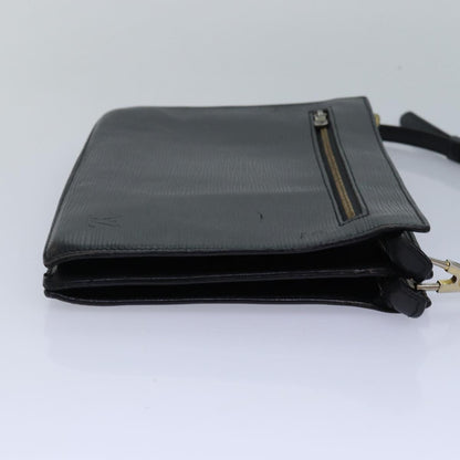 LOUIS VUITTON Epi Angian Shoulder Bag 2way Black M52112 LV Auth 82603