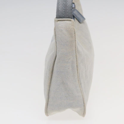 PRADA Sports Accessory Pouch Canvas Light Blue Auth 82691