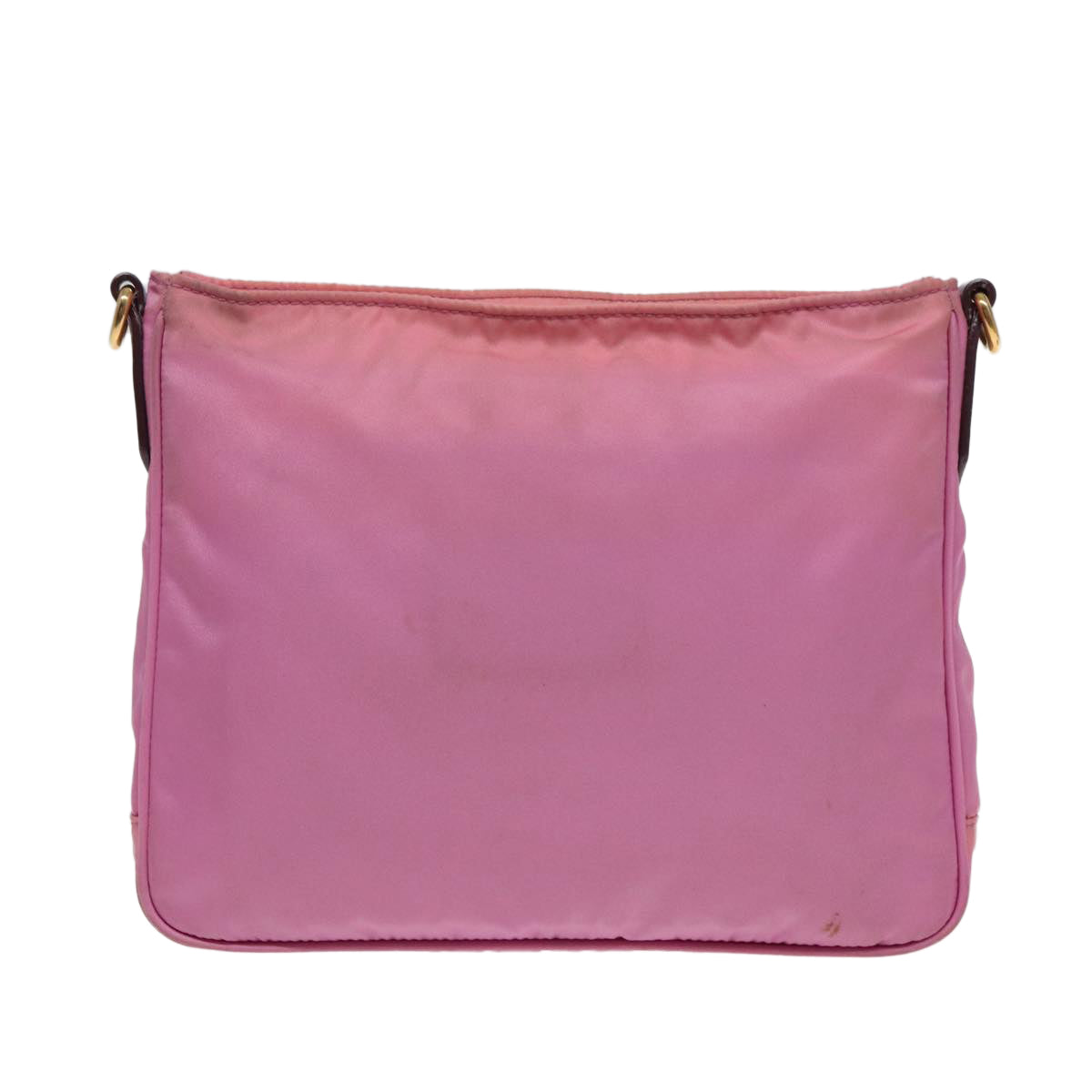 PRADA Shoulder Bag Nylon Pink Auth 82693