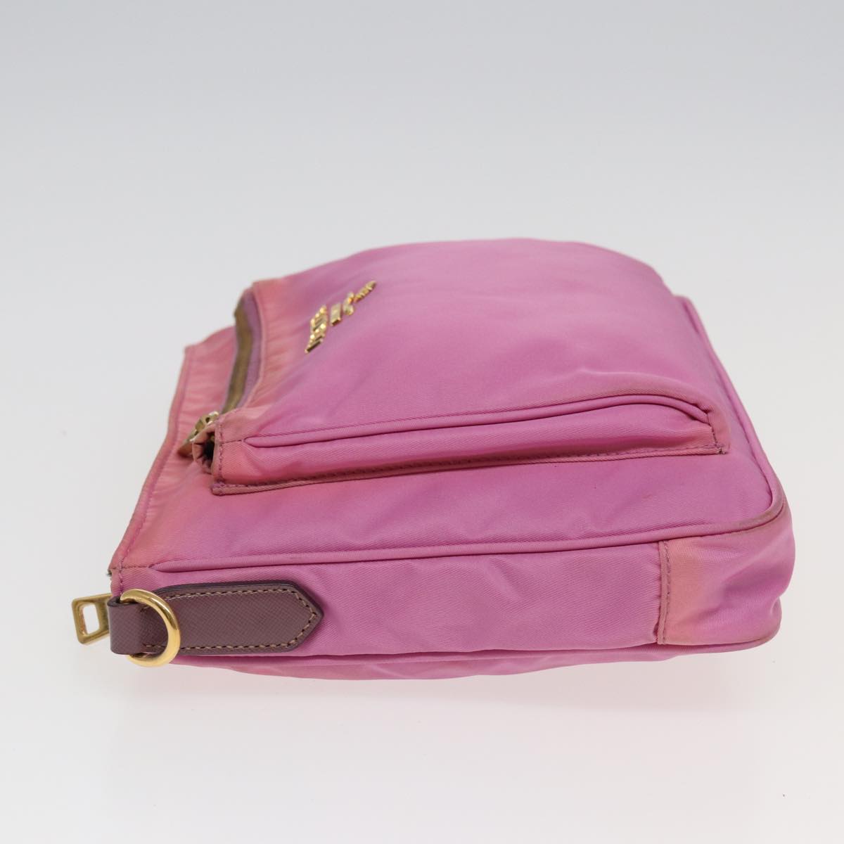 PRADA Shoulder Bag Nylon Pink Auth 82693