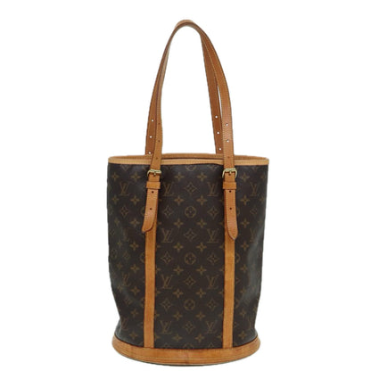 LOUIS VUITTON Monogram Bucket GM Shoulder Bag M42236 LV Auth 82801