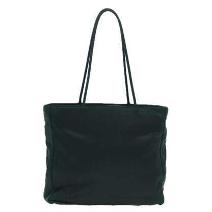 PRADA Tote Bag Nylon Green Auth 82880