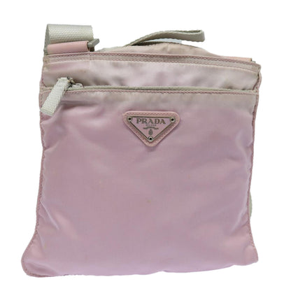 PRADA Shoulder Bag Nylon Pink Auth 82886