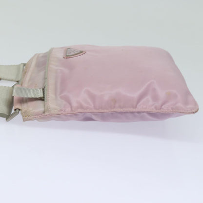 PRADA Shoulder Bag Nylon Pink Auth 82886