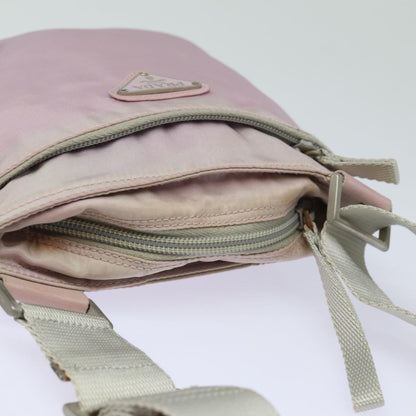 PRADA Shoulder Bag Nylon Pink Auth 82886