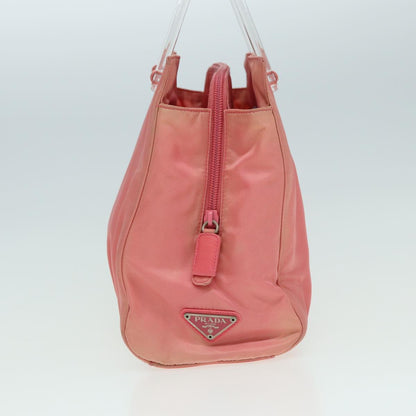 PRADA Hand Bag Nylon Pink Auth 82909