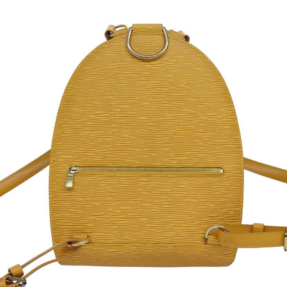 LOUIS VUITTON Epi Mabillon Backpack Yellow M52239 LV Auth 82929