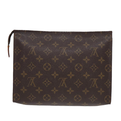 LOUIS VUITTON Monogram Poche Toilette 26 Pouch M47542 LV Auth 82952