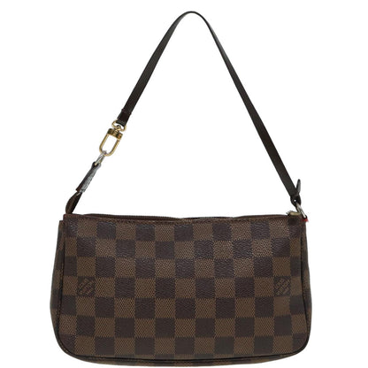 LOUIS VUITTON Damier Ebene Pochette Accessoires Pouch N41206 LV Auth 82959