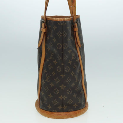 LOUIS VUITTON Monogram Bucket GM Shoulder Bag M42236 LV Auth 82965