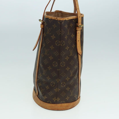 LOUIS VUITTON Monogram Bucket GM Shoulder Bag M42236 LV Auth 82970