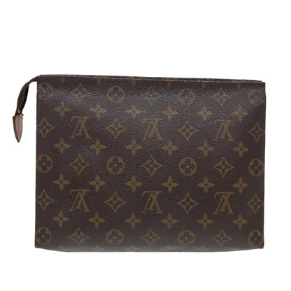LOUIS VUITTON Monogram Poche Toilette 26 Pouch M47542 LV Auth 82993