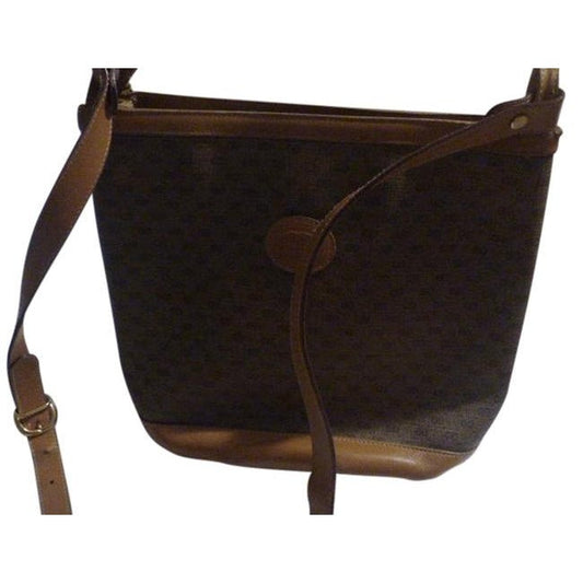Gucci Gg Supreme Shoulder Bucket Bag Guccissima Brown Micro G Print Leather And Coated Canvas Satche