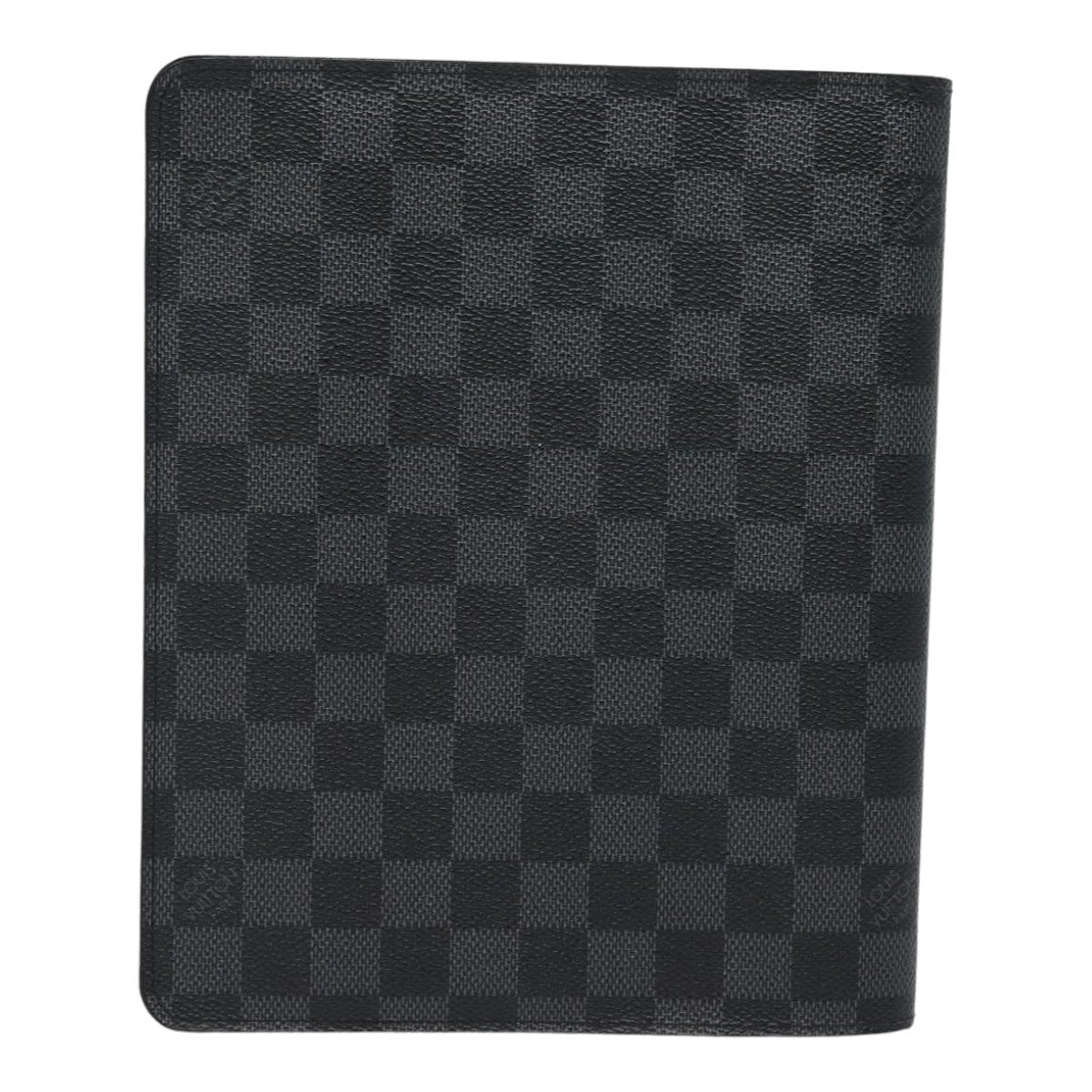 LOUIS VUITTON Damier Graphite Agenda Bureau Note Cover R20974 LV Auth 83003