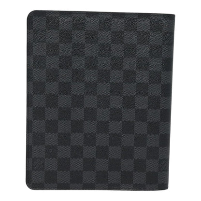 LOUIS VUITTON Damier Graphite Agenda Bureau Note Cover R20974 LV Auth 83003