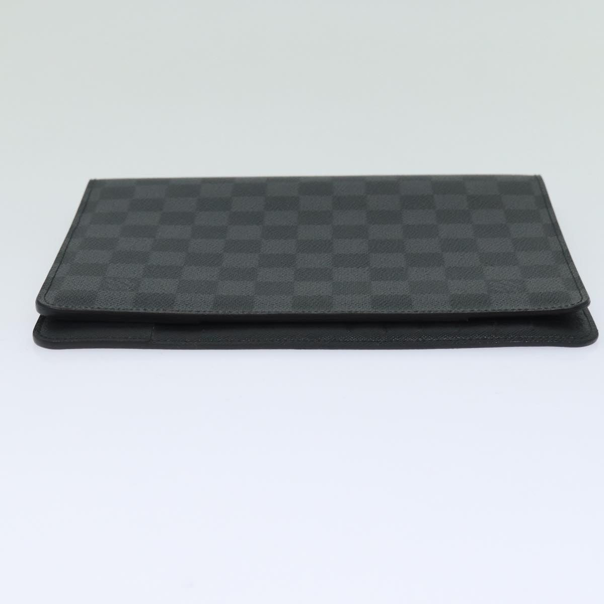 LOUIS VUITTON Damier Graphite Agenda Bureau Note Cover R20974 LV Auth 83003