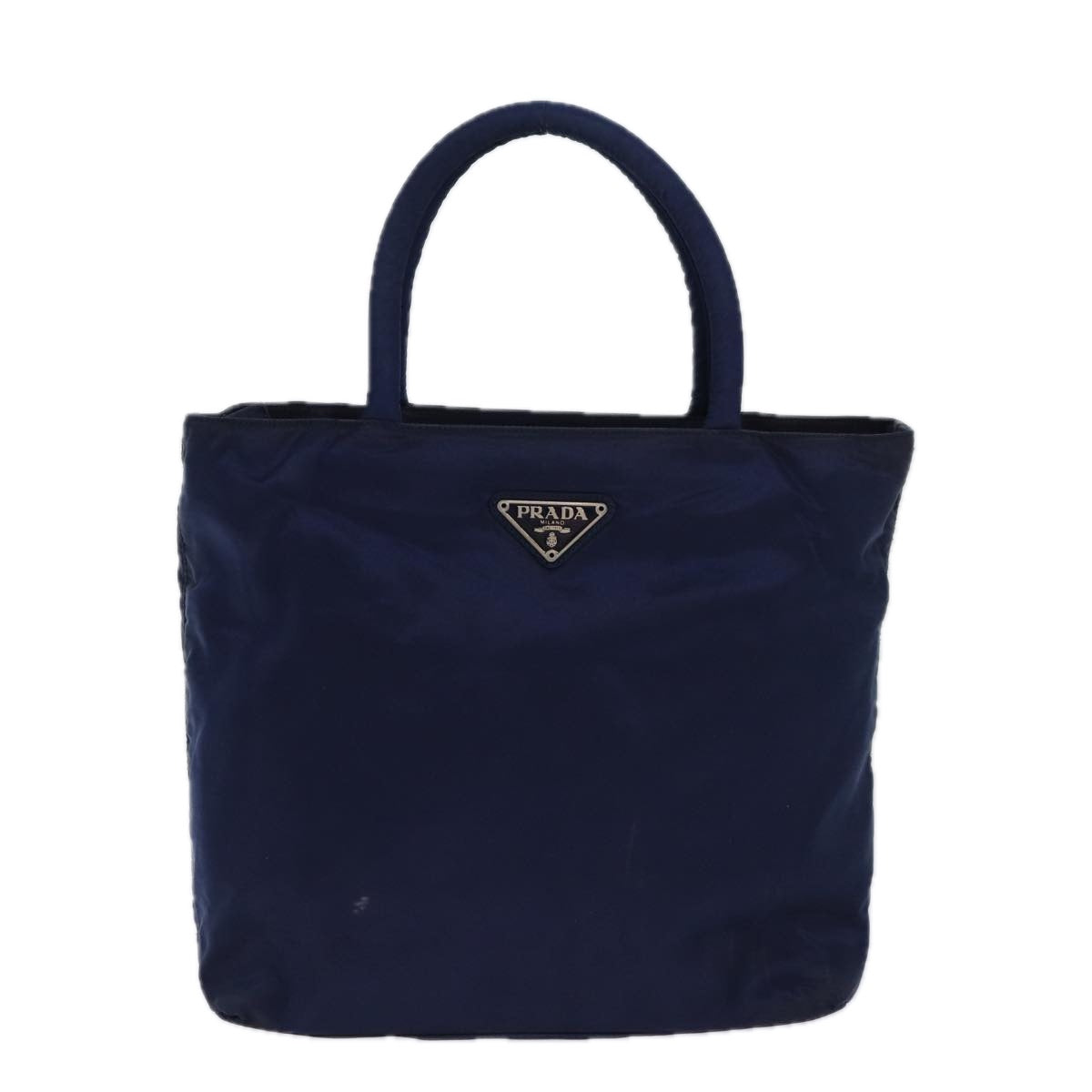 PRADA Hand Bag Nylon Navy Auth 83173