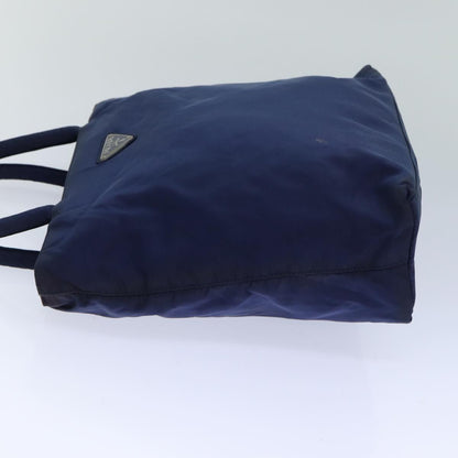 PRADA Hand Bag Nylon Navy Auth 83173