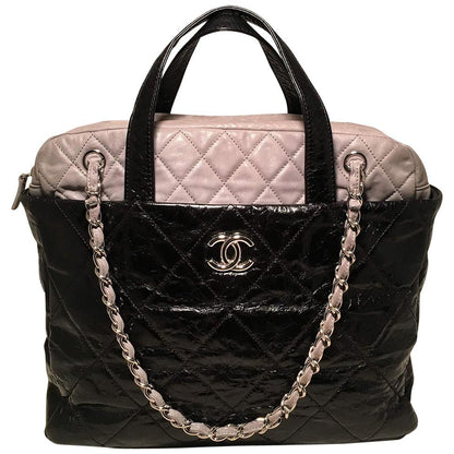 Chanel Black and Grey Portobello Tote