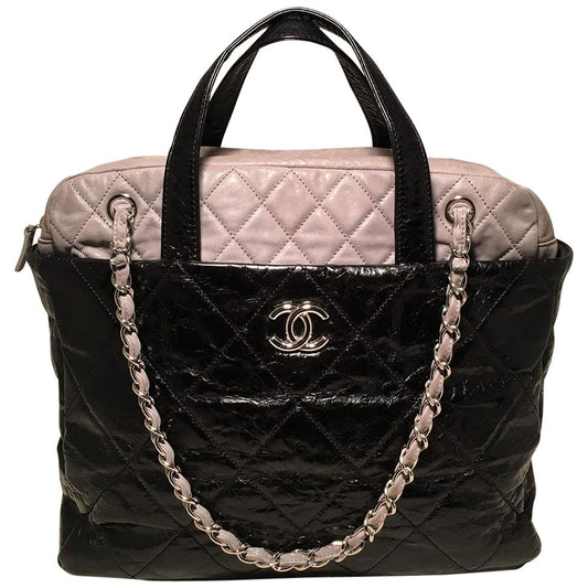 Chanel Black and Grey Portobello Tote