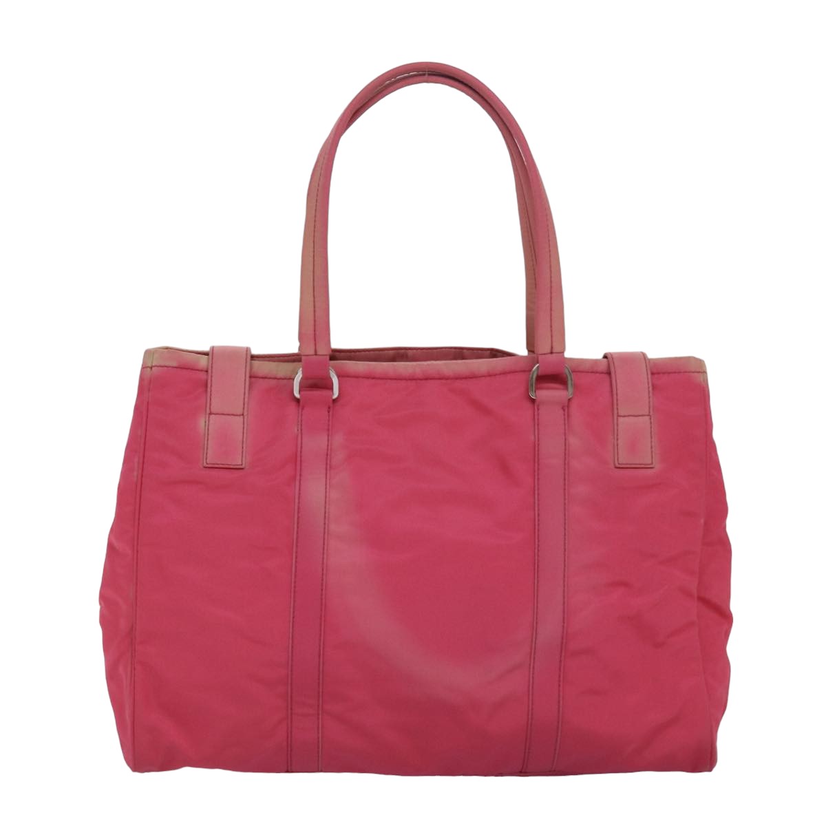 PRADA Tote Bag Nylon Pink Auth 83295