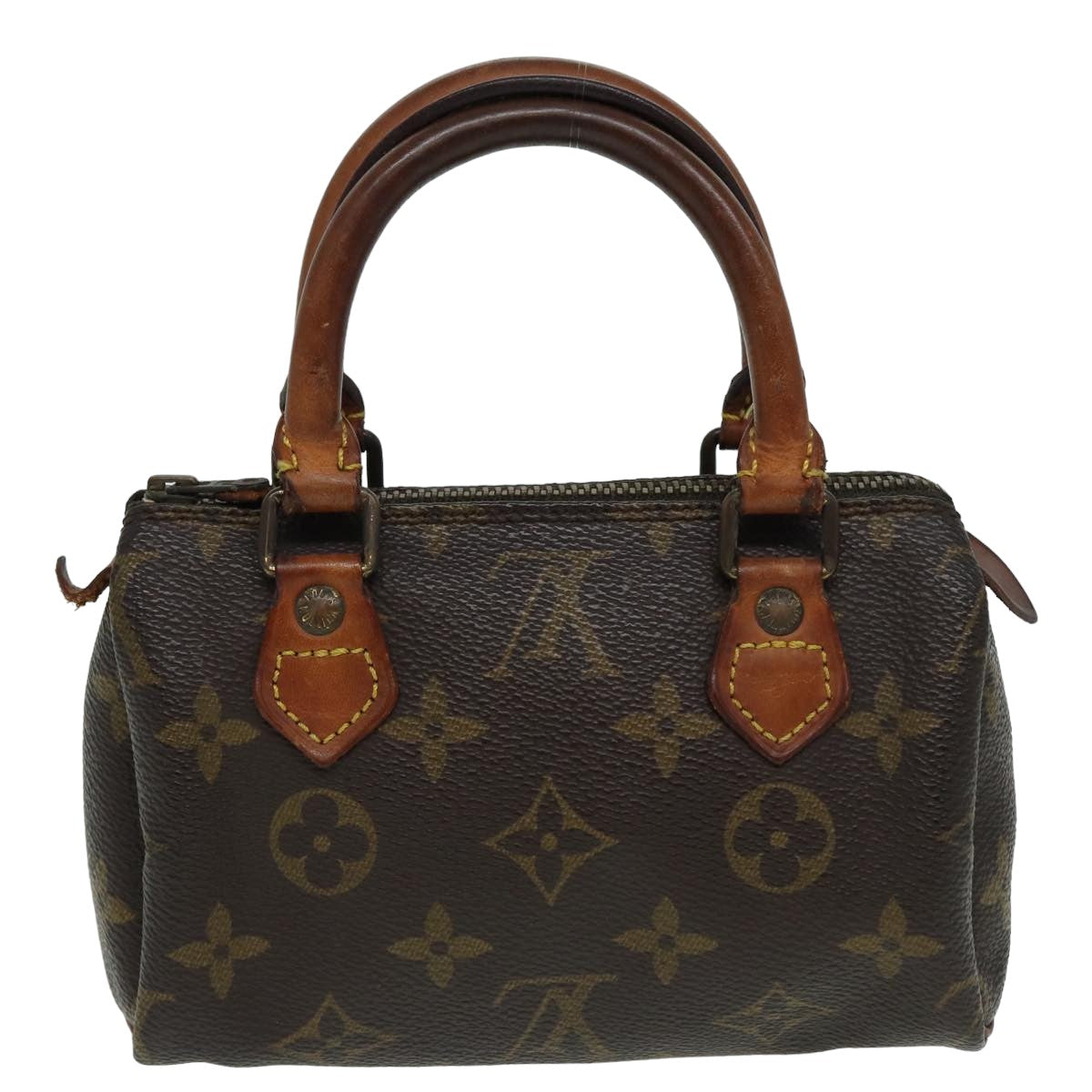 LOUIS VUITTON Monogram Mini Speedy Hand Bag Vintage M41534 LV Auth 83353
