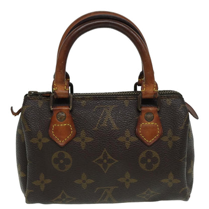 LOUIS VUITTON Monogram Mini Speedy Hand Bag Vintage M41534 LV Auth 83353