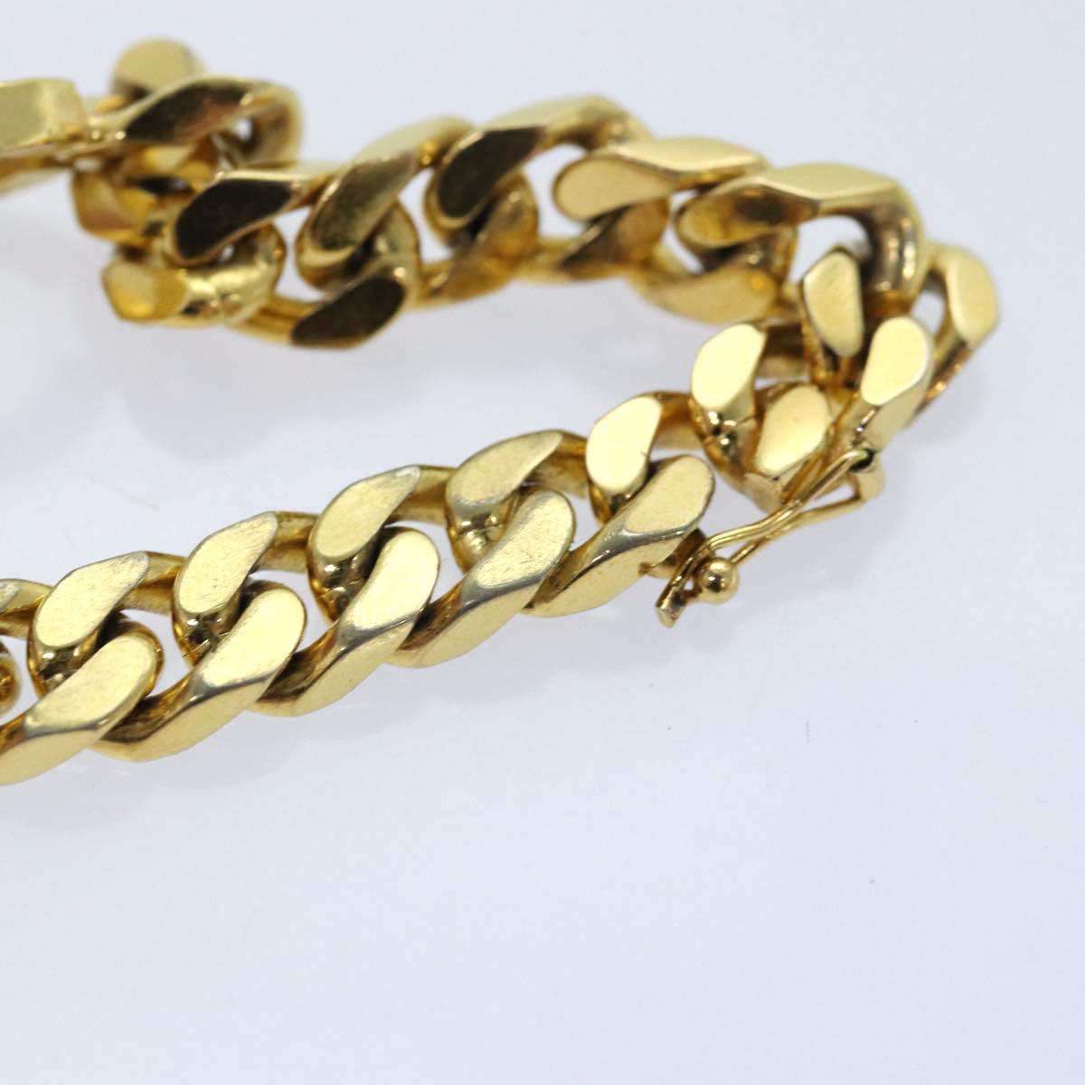 Chanel COCO Mark Chain Bracelet metal Gold Tone CC Auth