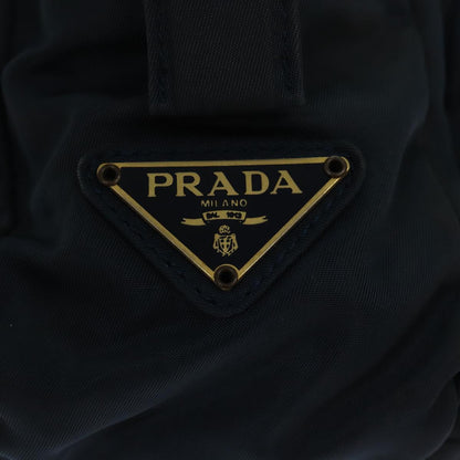 PRADA Hand Bag Nylon Navy Auth 83396