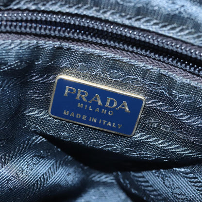 PRADA Hand Bag Nylon Navy Auth 83396