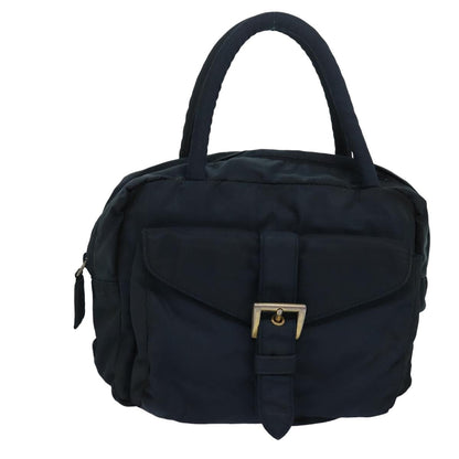 PRADA Hand Bag Nylon Navy Auth 83396