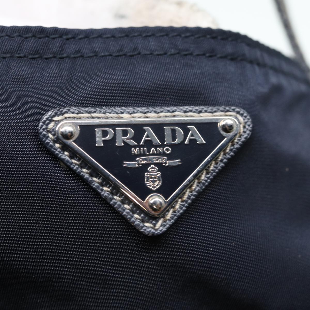 PRADA Tote Bag Nylon Navy Auth 83487