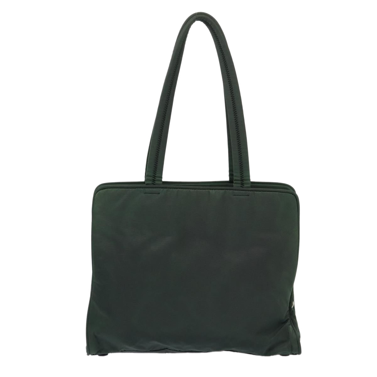 PRADA Tote Bag Nylon Green Auth 83696