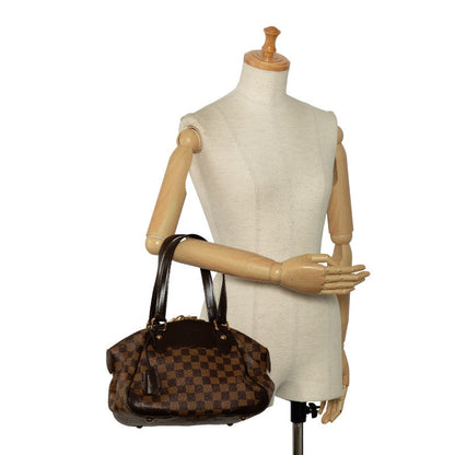 Louis Vuitton Verona PM Handbag N41117 Brown PVC Leather  Louis Vuitton