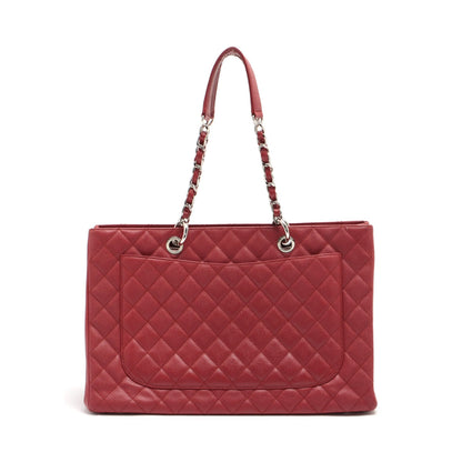 Chanel Matrasse Caviar S Chantrotot Bag Red Silver Gold