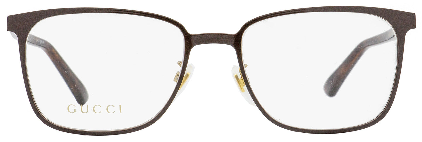 Gucci Men's  Eyeglasses GG0294O 003 Brown/Havana/Gold 54mm
